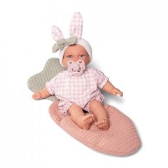 Пупс Petit Розовый кролик, 27 см, Antonio Juan 12442