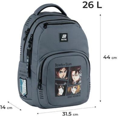 Рюкзак Kite Education teens 903L Атака титанів AT25-903L