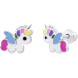 Сережки UMa&Umi Единорог разноцветный 9х9 219570000608