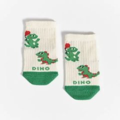 Шкарпетки V&T classic ШДК 024-1751 Dino 8-10, Молочний 4823103436349
