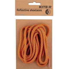 Шнурівки для взуття світловідбиваючі, помаранчеві Kite K23-128-2
