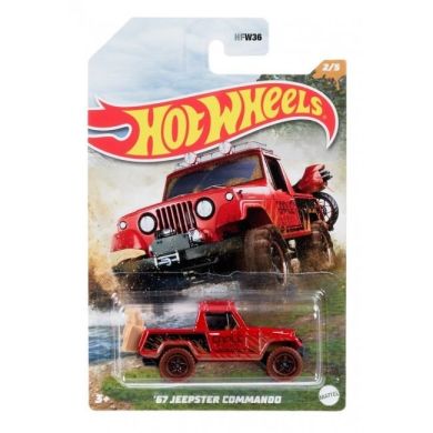 Тематическая машинка Покорители бездорожья (в ас.) Hot Wheels HFW36