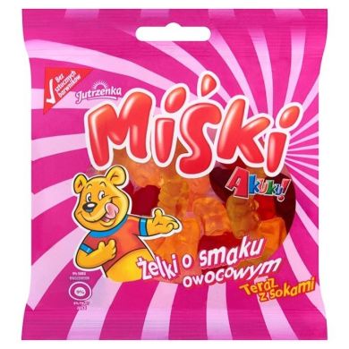Жевательные конфеты Акуку Мишки с вкусом 90 г