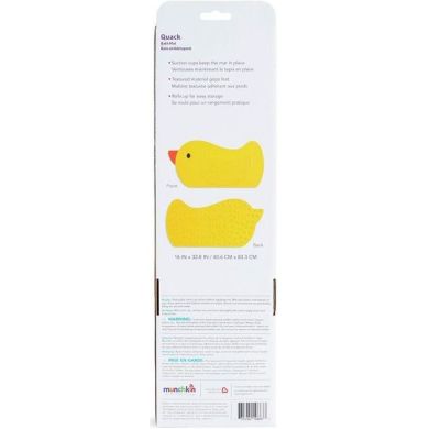 Антискользящий коврик для ванны Quack 40 х 82 см Munchkin 10887, Жёлтый