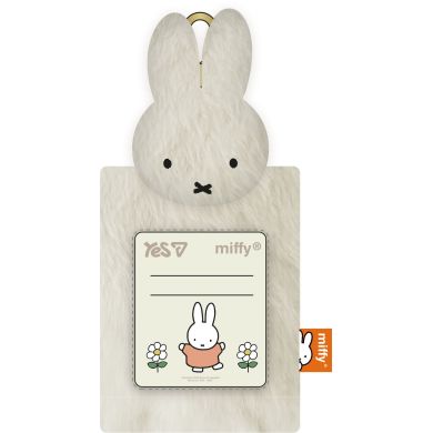 Бейдж без ленты вертикальный Yes, мех Miffy Toy 708761