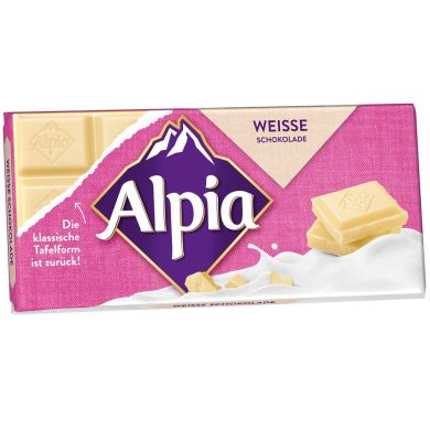 Білий шоколад 100 г Alpia 701557