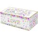 Чашка 320 мл з блюдцем 23x12см з ручкою у формі серця MON AMOUR POZZI MILANO 3114MAMO