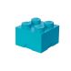 Чотирьохточковий бірюзовий контейнер для зберігання Х4 Lego 40031743