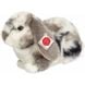 Игрушка мягкая Кролик с длинными ушами серо-белый 23 см Teddy Hermann 937333