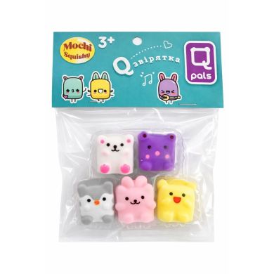 Іграшки колекційні у наборі Monster Gum mochi squishy Q звірятка T25009