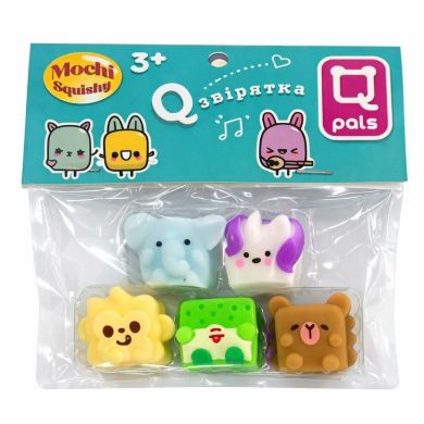 Іграшки колекційні у наборі Monster Gum mochi squishy Q звірятка T25009