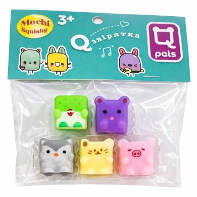 Іграшки колекційні у наборі Monster Gum mochi squishy Q звірятка T25009