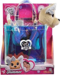 Ігровий набір собачка Simba Toys Chi Chi Love Чихуахуа Fashion Shimmer з голографічною сумочкою 5893432