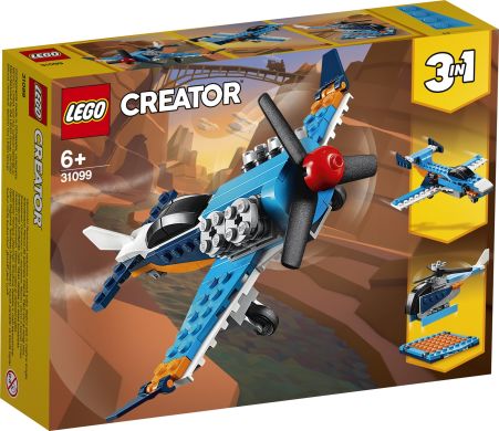 Конструктор LEGO Creator Гвинтовий літак 128 деталей 31099