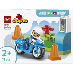 Конструктор LEGO DUPLO Town Синий полицейский мотоцикл 10471