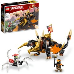 Конструктор LEGO Ninjago Земляний дракон Коула EVO 285 деталей 71782