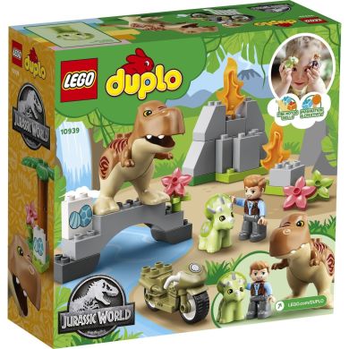 Конструктор Побег тиранозавра и трицератопса LEGO DUPLO 36 деталей 10939