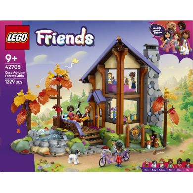 Конструктор Затишний лісовий будиночок для осіннього відпочинку Lego Friends 42705