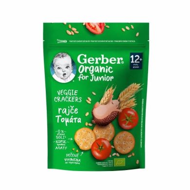 Крекеры Gerber organic пшен/томат 100г 8000300435351