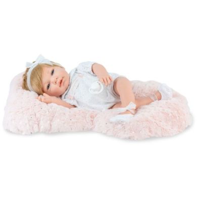 Кукла Marina & Pau REBORN BABY STAR в белом ромпере, 45 см 3151