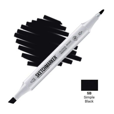 Маркер Sketchmarker Чорний Simple Black SM-SB