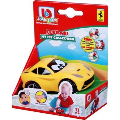 Машинка игрушечная BB Junior Ferrari желтая 16-85005, Жёлтый