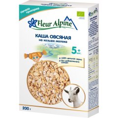 Молочна каша Fleur Alpine Organic на козячому молоці вівсяна 200 г 4006303632258