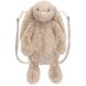 М'яка іграшка Бежевый рюкзак Bunny Jellycat BAS4BBP