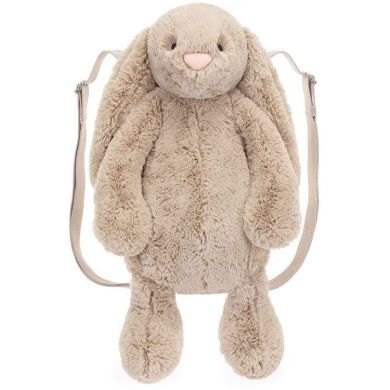 М'яка іграшка Бежевый рюкзак Bunny Jellycat BAS4BBP