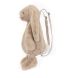 М'яка іграшка Бежевый рюкзак Bunny Jellycat BAS4BBP