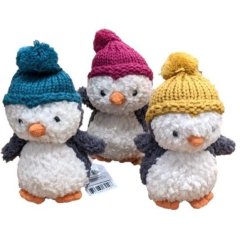 Мягкая игрушка новогодний Пингвин в шапочке Jellycat (Джелли Кэт) 1 шт в ассортименте WEE12PEN
