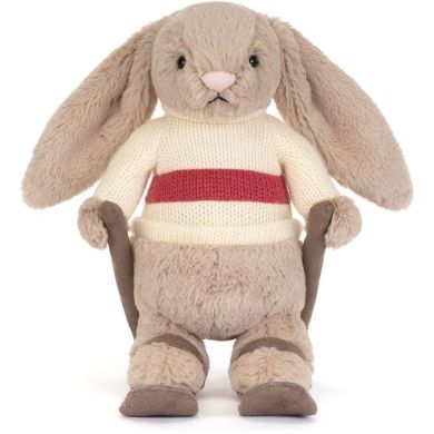 Мягкая игрушка Забавный Кролик в лыжном костюме Jellycat BAS3BSK