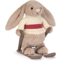 Мягкая игрушка Забавный Кролик в лыжном костюме Jellycat BAS3BSK