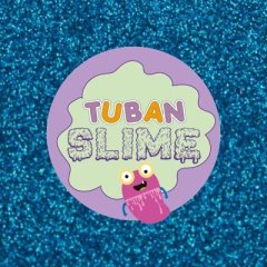 Набір синіх блискіток для слайму 5г Tuban TU3101