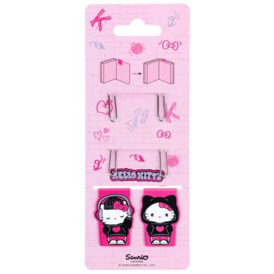 Набор магнитных закладок с фигурными скрепками Hello Kitty Kite HK26-495