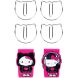 Набор магнитных закладок с фигурными скрепками Hello Kitty Kite HK26-495
