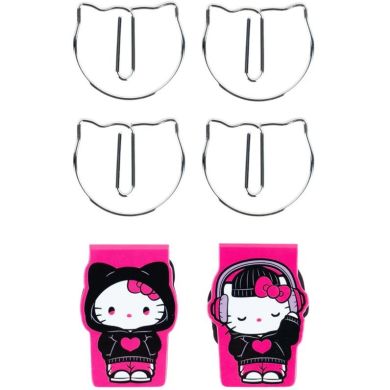 Набор магнитных закладок с фигурными скрепками Hello Kitty Kite HK26-495