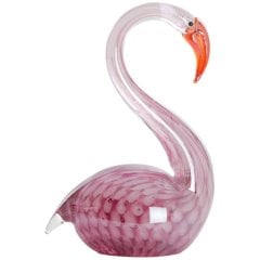 Украшение 13x8x20 см SWAN стекло розовый Light&Living 7600889