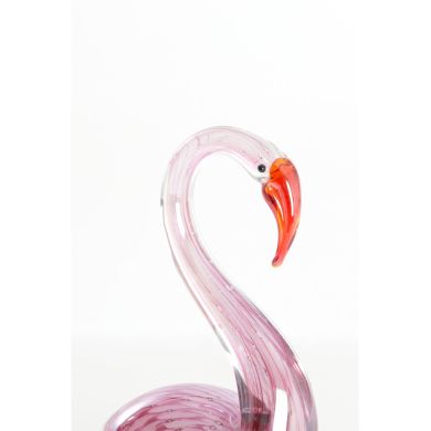 Украшение 13x8x20 см SWAN стекло розовый Light&Living 7600889