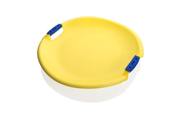 Санки-тарелка Plastkon Торнадо супер жёлтые 41106282