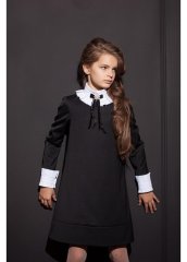 Шкільне плаття Miss DM «Інгріт» чорне 116 Ш-552006ЧК