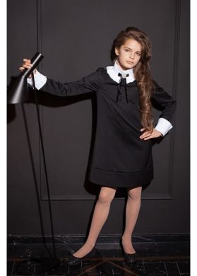 Шкільна сукня дитяча «Інгріт» чорне 116 Ш-552006ЧК