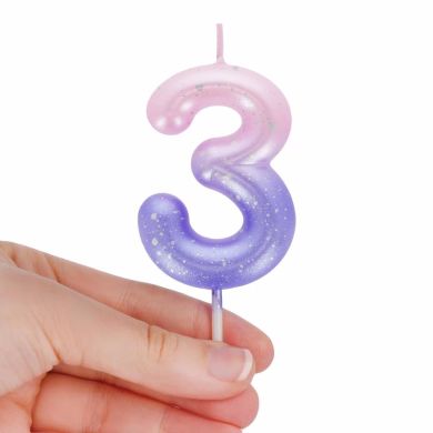 Свеча для торта Happy Birthday Candle розовая &mdash; 3 Legami CNU0004