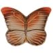 Тарелка для канапе Cloudy Butterflies, Bordallo Pinheiro 22x22 см 65030583