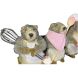 Трио барсуков ratatouille marmotte, р-р 21x70x43 см Animate Factory 24782