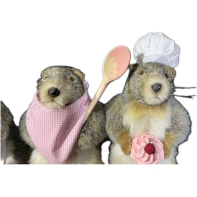 Трио барсуков ratatouille marmotte, р-р 21x70x43 см Animate Factory 24782