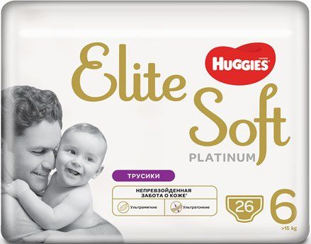 Трусики-подгузники Huggies Elite Soft Platinum Mega 5 12-17 кг 30 шт. 9403601 5029053548203, 30