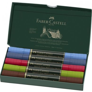 Акварельні двосторонні маркери Faber-Castell Albrecht Dürer Urban Sketch 5 кольорів 31351