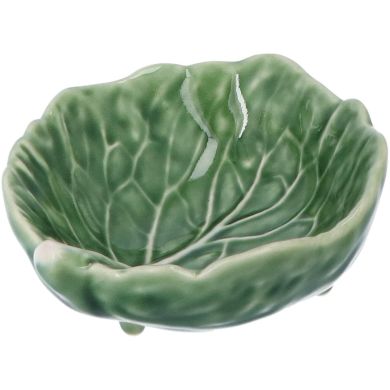 Блюдо Cabbage зеленый, рис, Bordallo Pinheiro 9х7,5 см 65016707