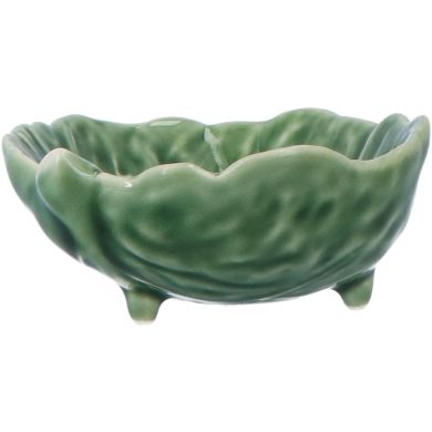 Блюдо Cabbage зеленый, рис, Bordallo Pinheiro 9х7,5 см 65016707